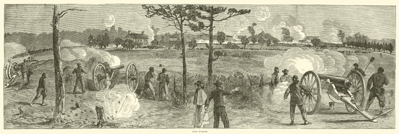 كولد هاربور ، يونيو 1864 بواسطة المدرسة الأمريكية