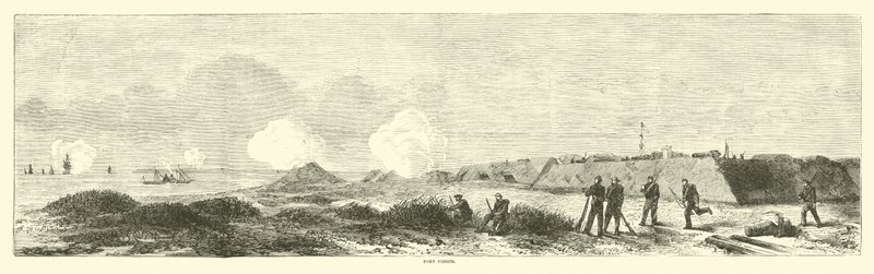 فورت فيشر ، ديسمبر 1864 بواسطة المدرسة الأمريكية