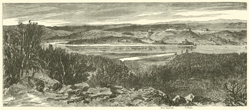 حصن ساندرز ، الكلية ، نوفمبر 1863 بواسطة المدرسة الأمريكية