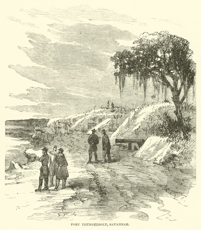حصن الصاعقة ، سافانا ، ديسمبر 1864 بواسطة المدرسة الأمريكية