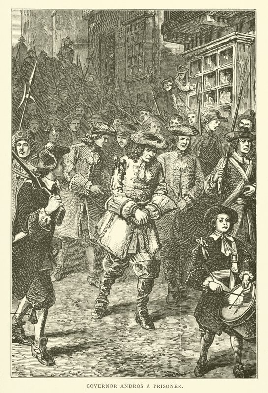 الحاكم أندروس سجين ، 1689 بواسطة المدرسة الأمريكية