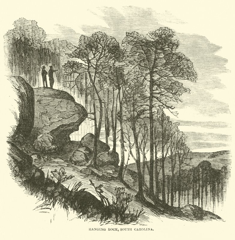 Hanging Rock ، ساوث كارولينا ، فبراير 1865 بواسطة المدرسة الأمريكية