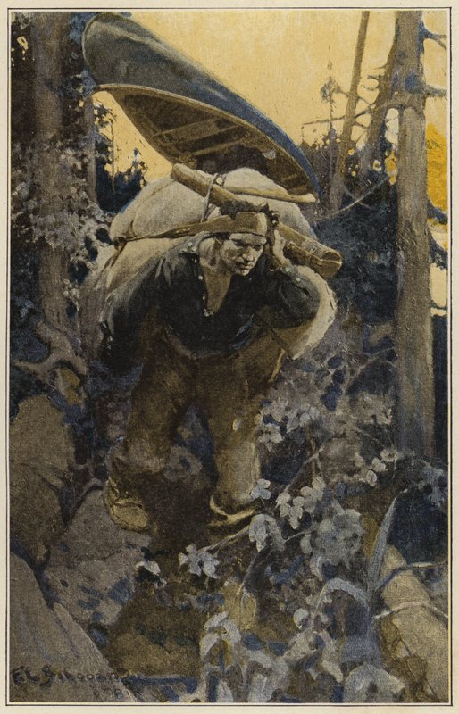 رسم توضيحي لأيام العطلة والاستطرادات الأخرى (طباعة حجرية ملونة) بواسطة المدرسة الأمريكية