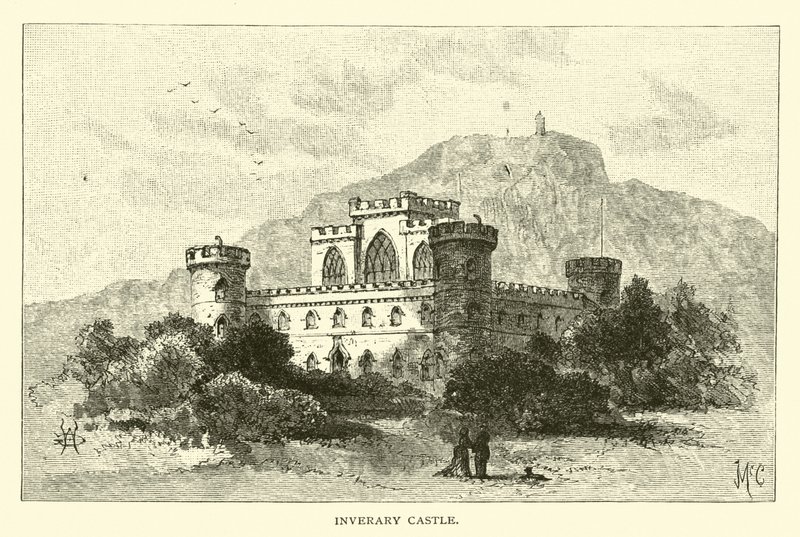 قلعة Inverary بواسطة المدرسة الأمريكية