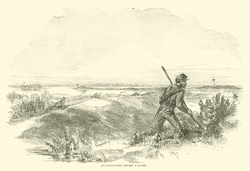 القناصين قبل فاغنر ، أغسطس 1863 بواسطة المدرسة الأمريكية