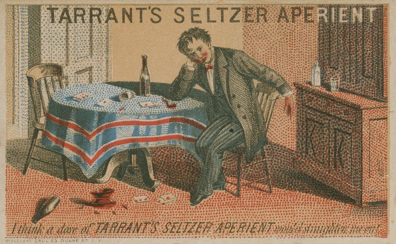 Tarrants Seltzer Aperient ، بطاقة تجارية بواسطة المدرسة الأمريكية