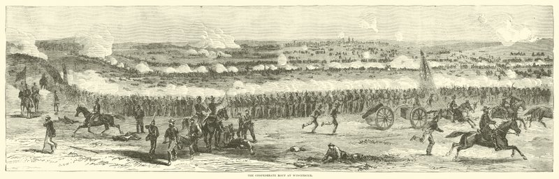الطريق الكونفدرالي في وينشستر ، سبتمبر 1864 بواسطة المدرسة الأمريكية