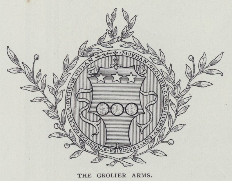 الأسلحة Grolier بواسطة المدرسة الأمريكية