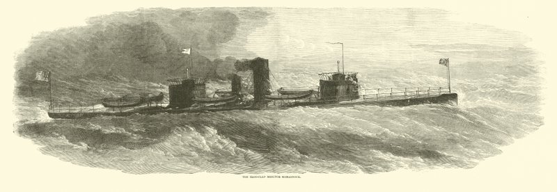 مراقب Monadnock المكسو بالحديد ، ديسمبر 1864 بواسطة المدرسة الأمريكية