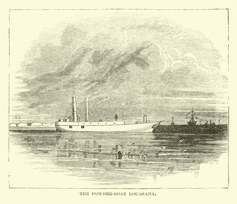 القارب المسحوق لويزيانا ، ديسمبر 1864 بواسطة المدرسة الأمريكية