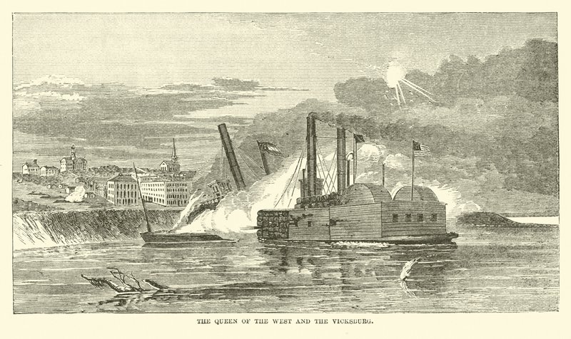ملكة الغرب وفيكسبيرج ، فبراير 1863 بواسطة المدرسة الأمريكية