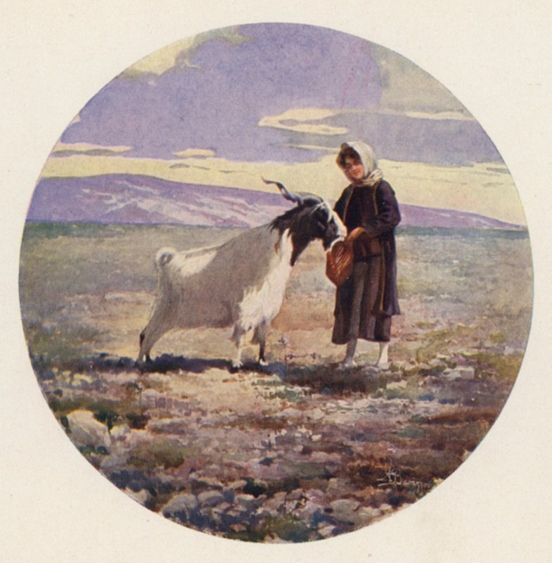 Goatherd ، أتيكا ، اليونان (لون ليثو) بواسطة أنجيلوس جياللينوس