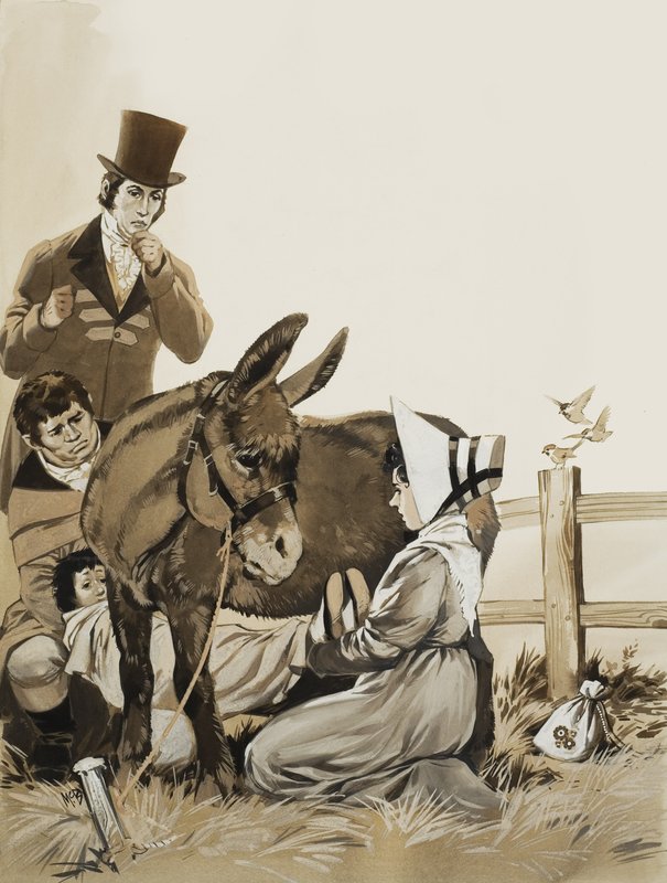 جون كونستابل (1776-1837) وعلاج السعال الديكي (غواش على ورق) بواسطة أنجوس ماكبرايد