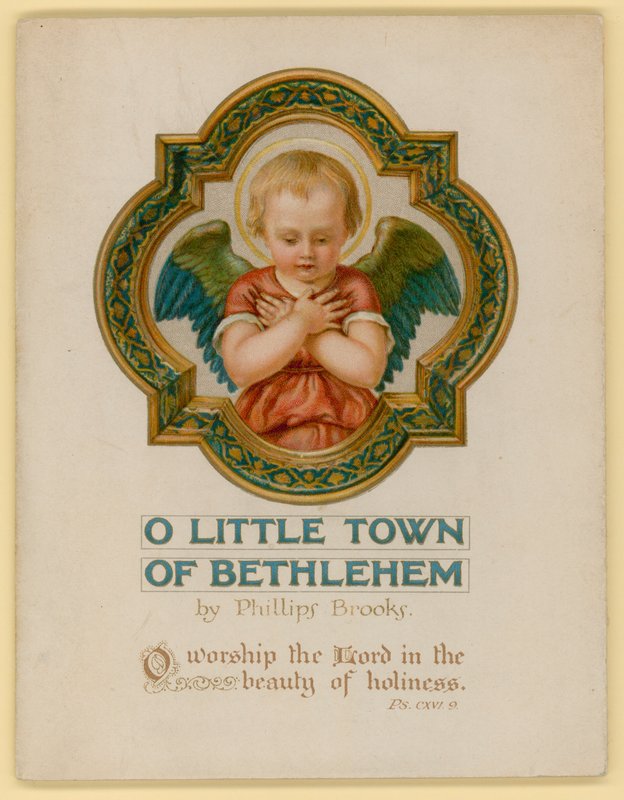 رسم توضيحي لـ O Little Town Of Bethlehem (chromolitho) بواسطة أرشيبالد هينينج