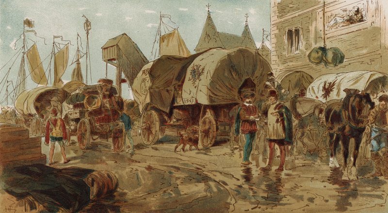عربات الرابطة الهانزية ، هولندا الإسبانية ، القرن السادس عشر بواسطة أرماند جان هاينز