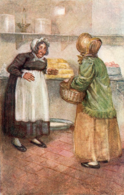 رسم توضيحي لدير Northanger لجين أوستن بواسطة آرثر واليس ميلز