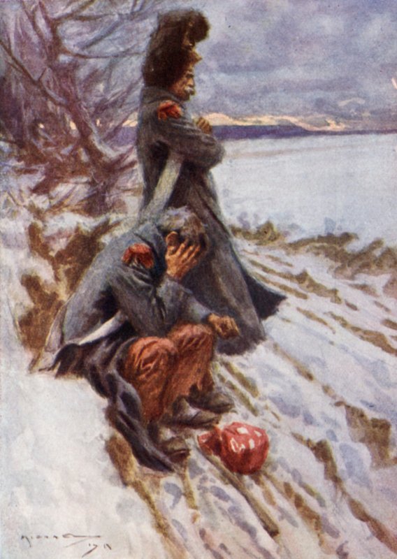 The Two Grenadiers (لون ليثو) بواسطة آرثر سي (بعد) مايكل