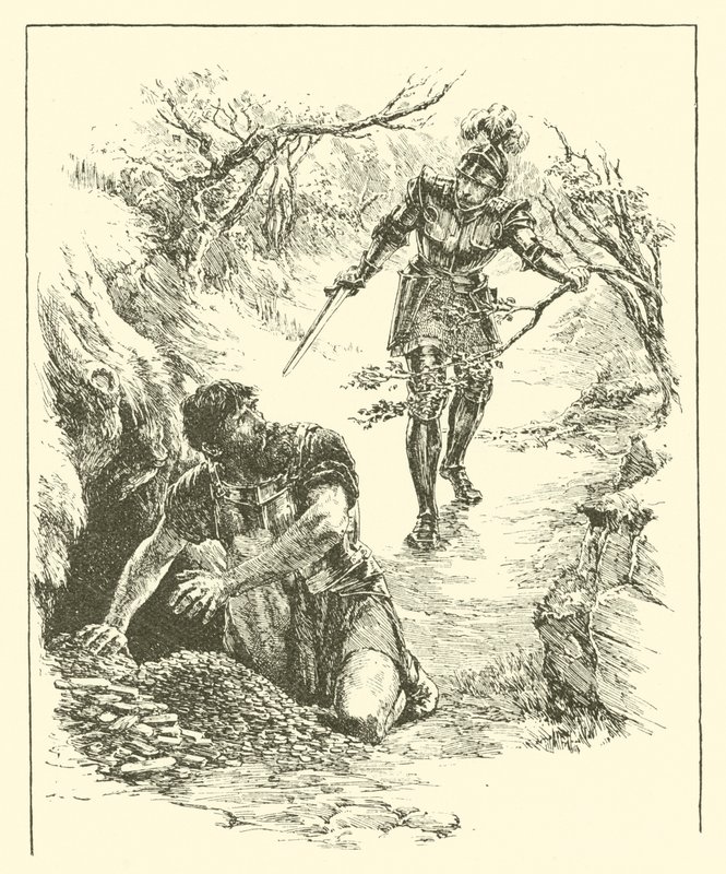 Sir Guyon, The Realm Of Pluto (engraving) بواسطة آرثر جورج ووكر