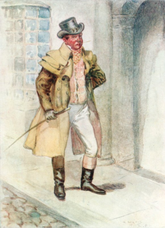 رسم توضيحي لدير Northanger لجين أوستن بواسطة آرثر واليس ميلز