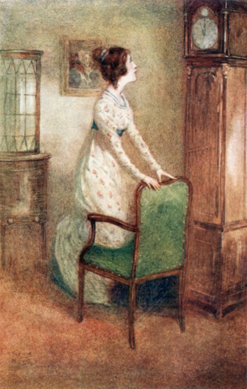 رسم توضيحي لدير Northanger لجين أوستن بواسطة آرثر واليس ميلز