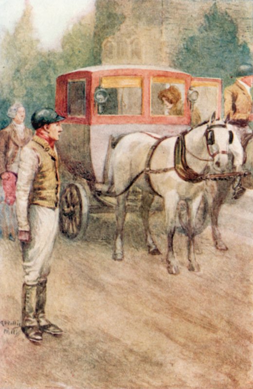 رسم توضيحي لدير Northanger لجين أوستن بواسطة آرثر واليس ميلز