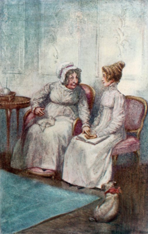 رسم توضيحي لدير Northanger لجين أوستن بواسطة آرثر واليس ميلز