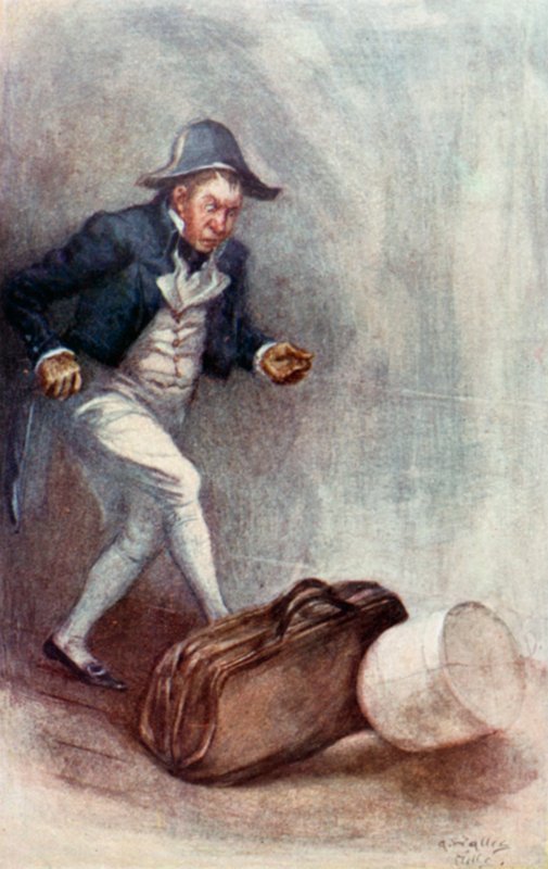 رسم توضيحي لدير Northanger لجين أوستن بواسطة آرثر واليس ميلز