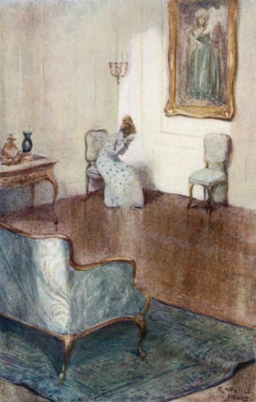 رسم توضيحي لدير Northanger لجين أوستن بواسطة آرثر واليس ميلز