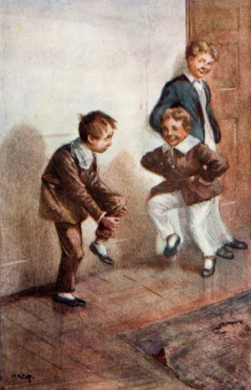 رسم توضيحي لدير Northanger لجين أوستن بواسطة آرثر واليس ميلز