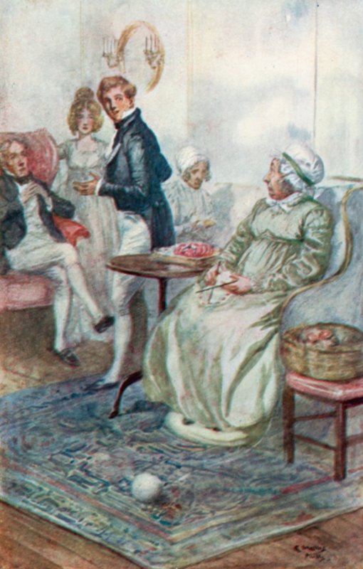 رسم توضيحي لدير Northanger لجين أوستن بواسطة آرثر واليس ميلز