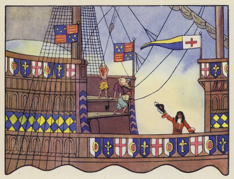 رسم توضيحي لـ Gullivers Travels لجوناثان سويفت بواسطة آرثر شاينر