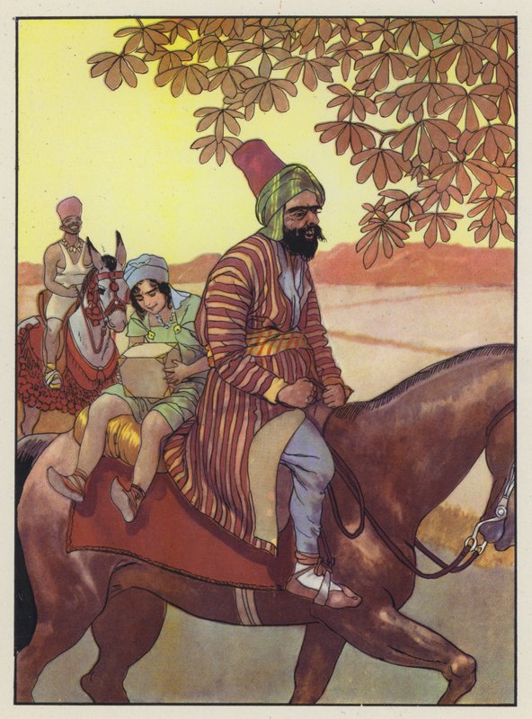 رسم توضيحي لـ Gullivers Travels لجوناثان سويفت بواسطة آرثر شاينر