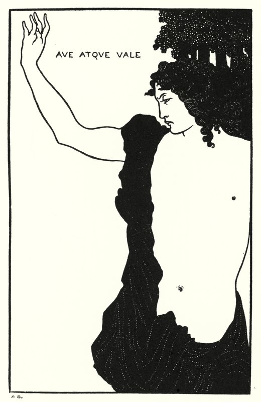 ملكة وداعا ، Catullus ، كارمن Ci بواسطة اوبري بيردسلي