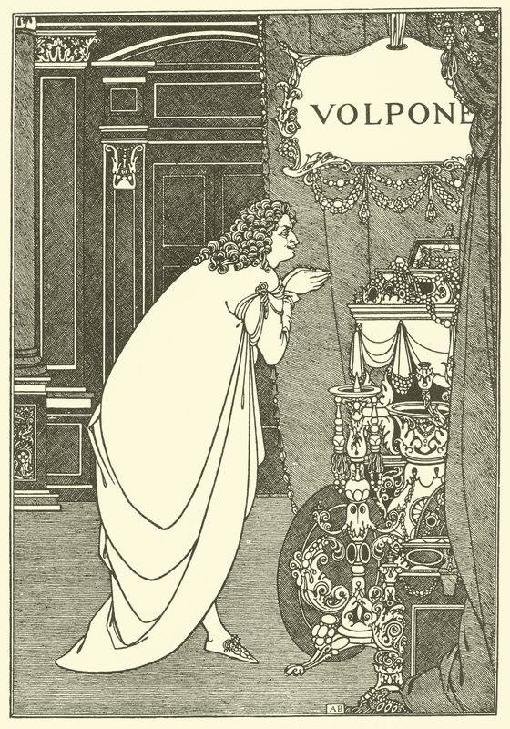 Volpone بواسطة اوبري بيردسلي