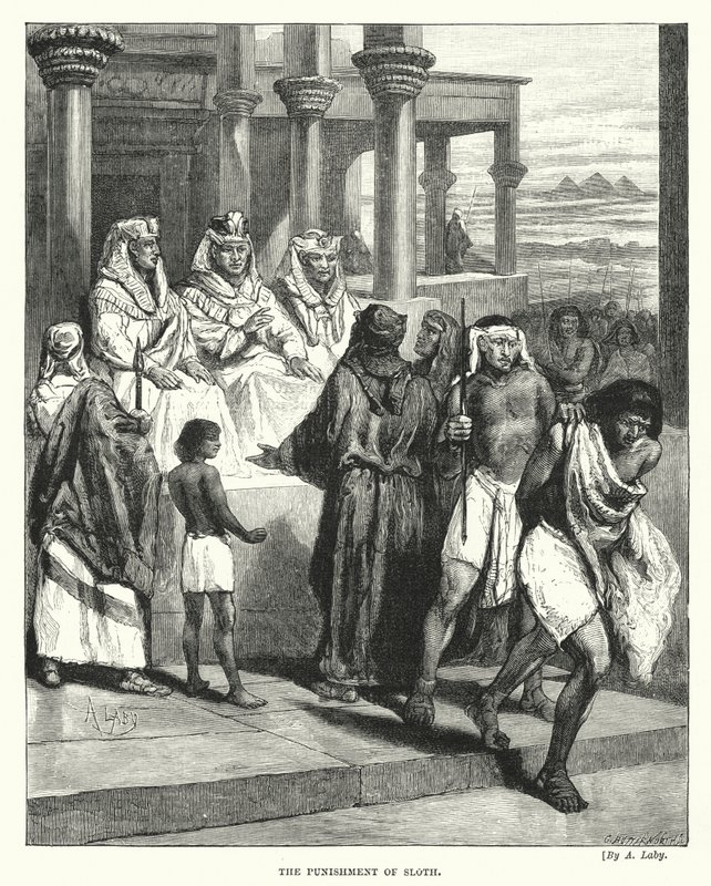 عقوبة الكسل (النقش) بواسطة أوغست فرانسوا (بعد) لابي