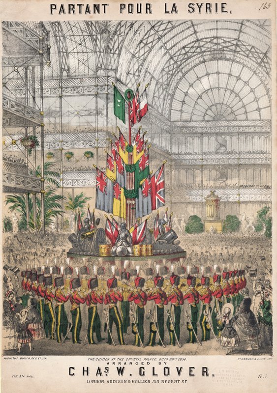 المغادرة إلى سوريا. كريستال بالاس ، 28 أكتوبر 1854 بواسطة أوغسطس بتلر