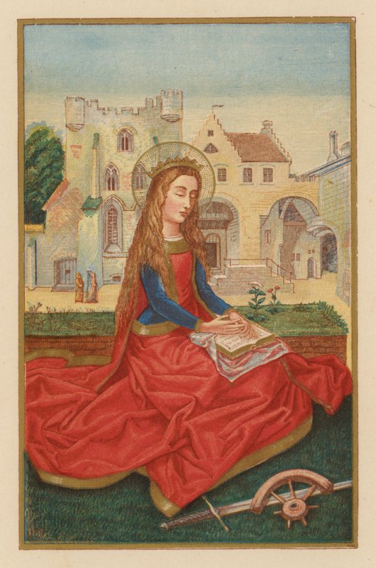 S Katerina Virg at Mart (مع كرامولي) بواسطة المدرسة النمساوية