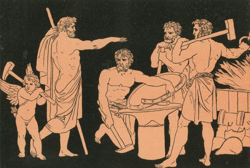 فولكان و Cyclopes بواسطة بارتولوميو بينيلي