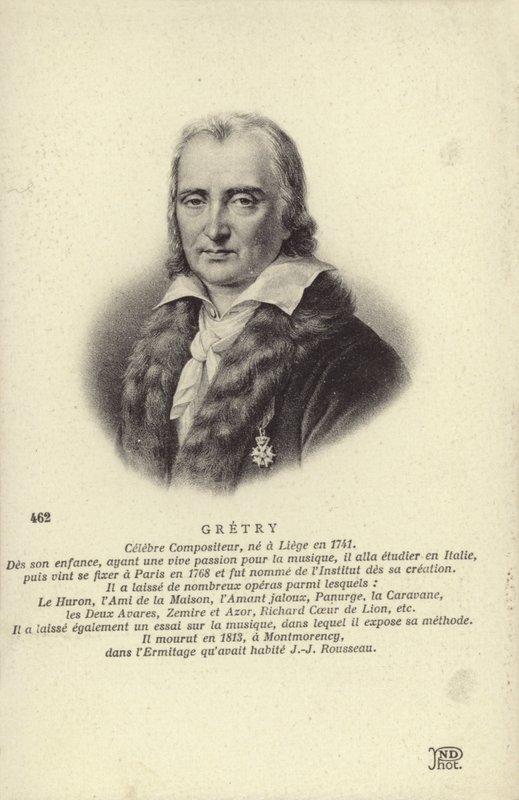 أندريه غريتري ، مؤلف بلجيكي (1741-1813) بواسطة المدرسة البلجيكية