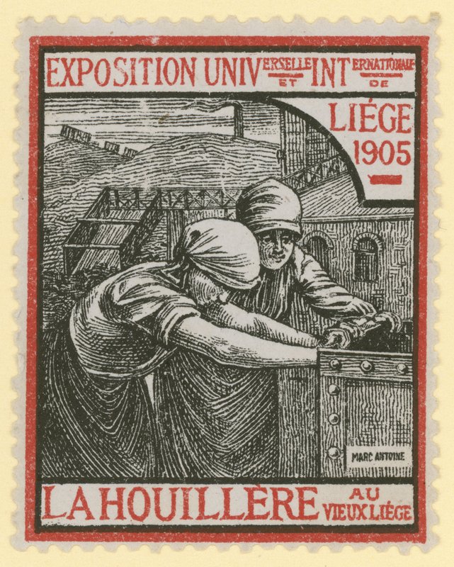 المعرض الدولي ، لييج ، 1905 بواسطة المدرسة البلجيكية