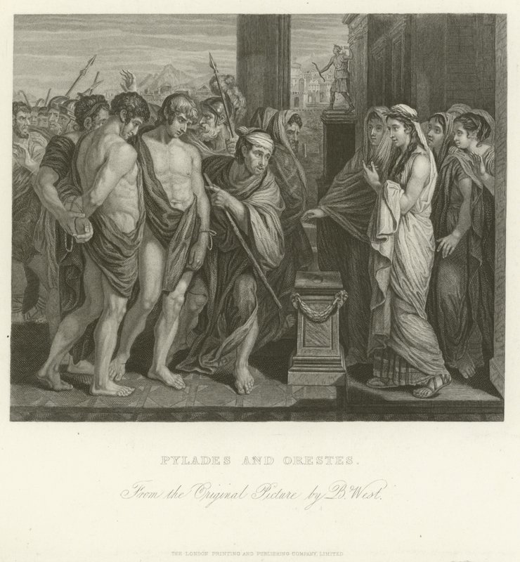 Pylades و Orestes بواسطة بنيامين ويست