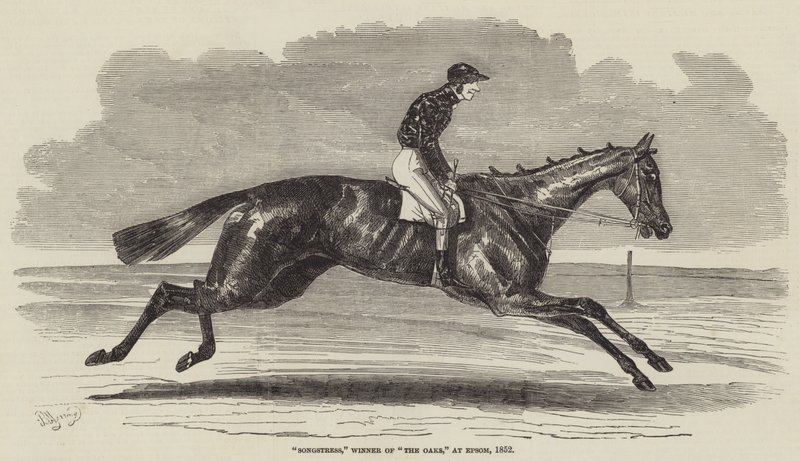 Songstress ، الفائز في The Oaks ، في Epsom ، 1852 بواسطة بنيامين هيرنغ
