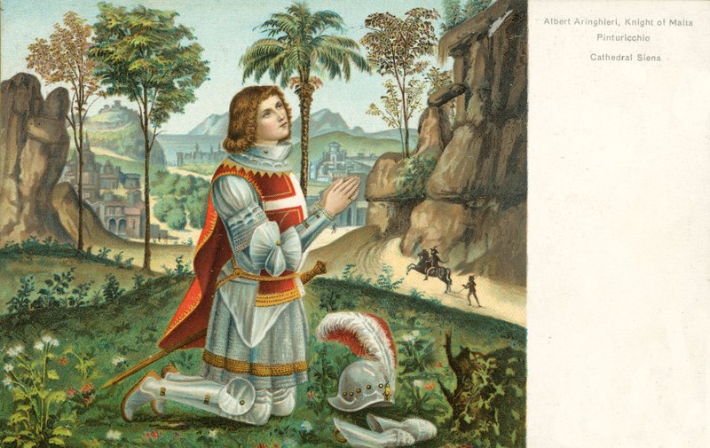 ألبرت أنرينغيري ، فارس مالطا ، Pinturicchio بواسطة برناردينو دي بيتو بينتوريتشيو
