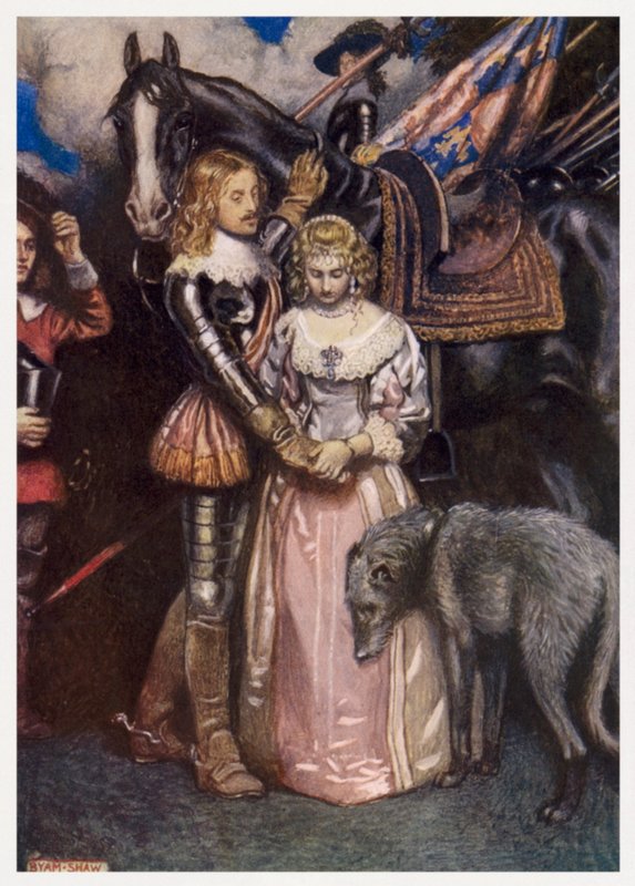 "I could not love thee, dear, so much / Loved I not honour more" (colour litho) بواسطة بيام (بعد) شو