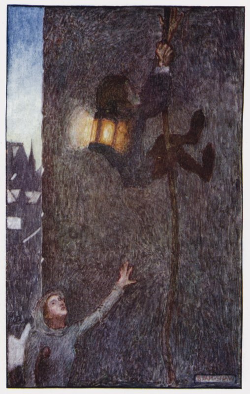 رسم توضيحي لـ The Cloister and The Hearth من تأليف تشارلز ريد (لون ليثو) بواسطة بيام (بعد) شو