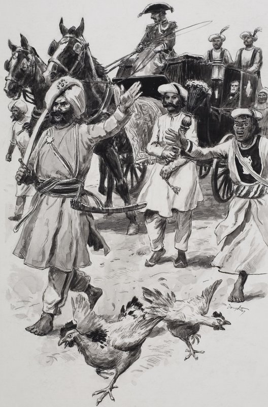 شركة الهند الشرقية (غواش على ورق) بواسطة سي إل دوتي
