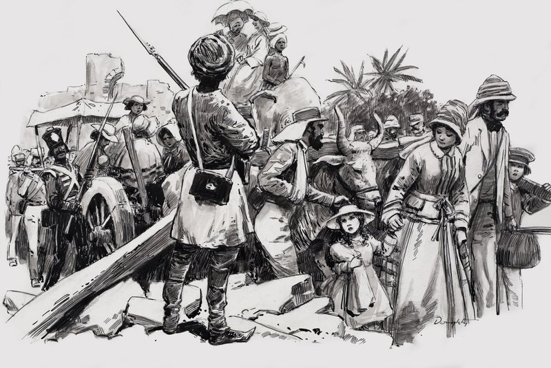 إغاثة حصار لكناو (غواش على ورق) بواسطة سي إل دوتي