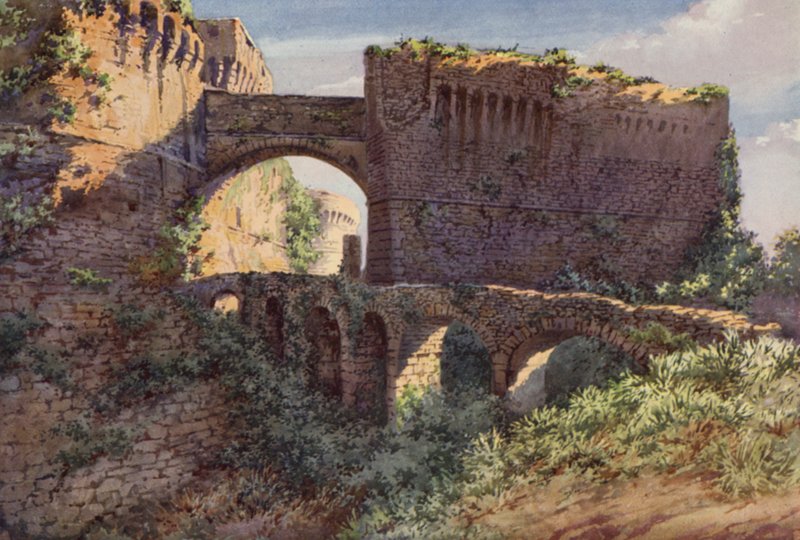 Castel Castruccio Castracani ، Sarzana (لون ليثو) بواسطة CTG فورميلي