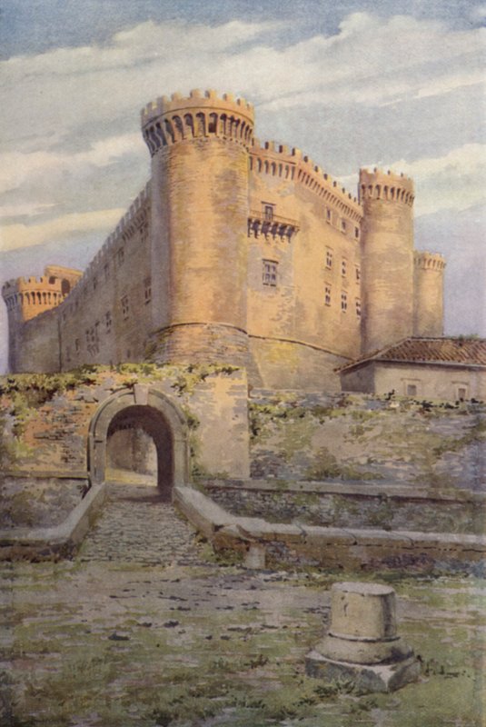 Castel Odescalchi ، Bracciano (لون ليثو) بواسطة CTG فورميلي