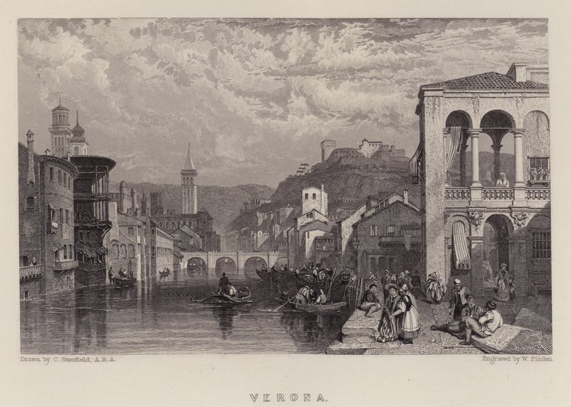 Verona (colour litho) بواسطة سي (بعد) ستانفيلد